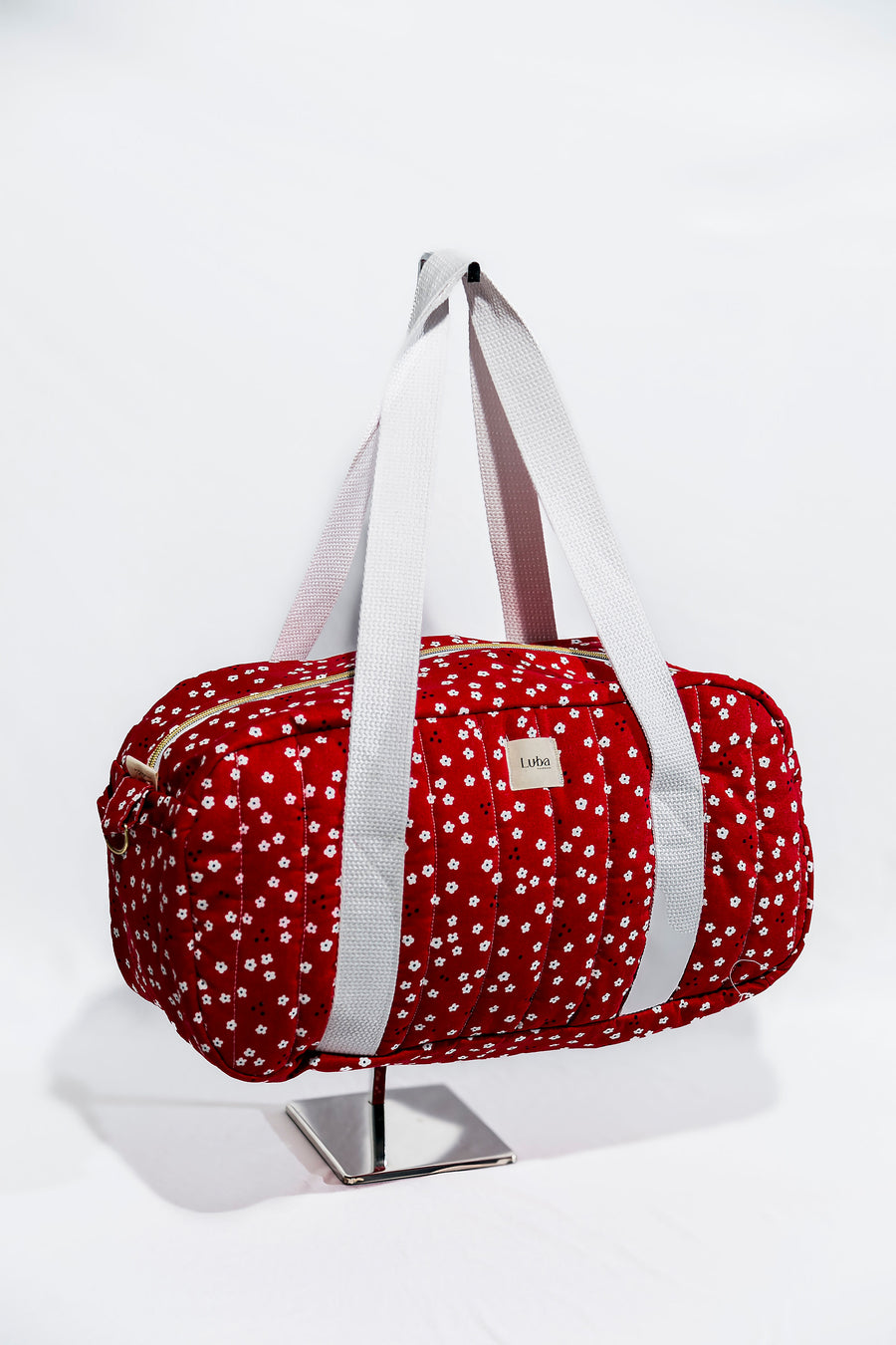 Mini Red Flower Weekend Bag