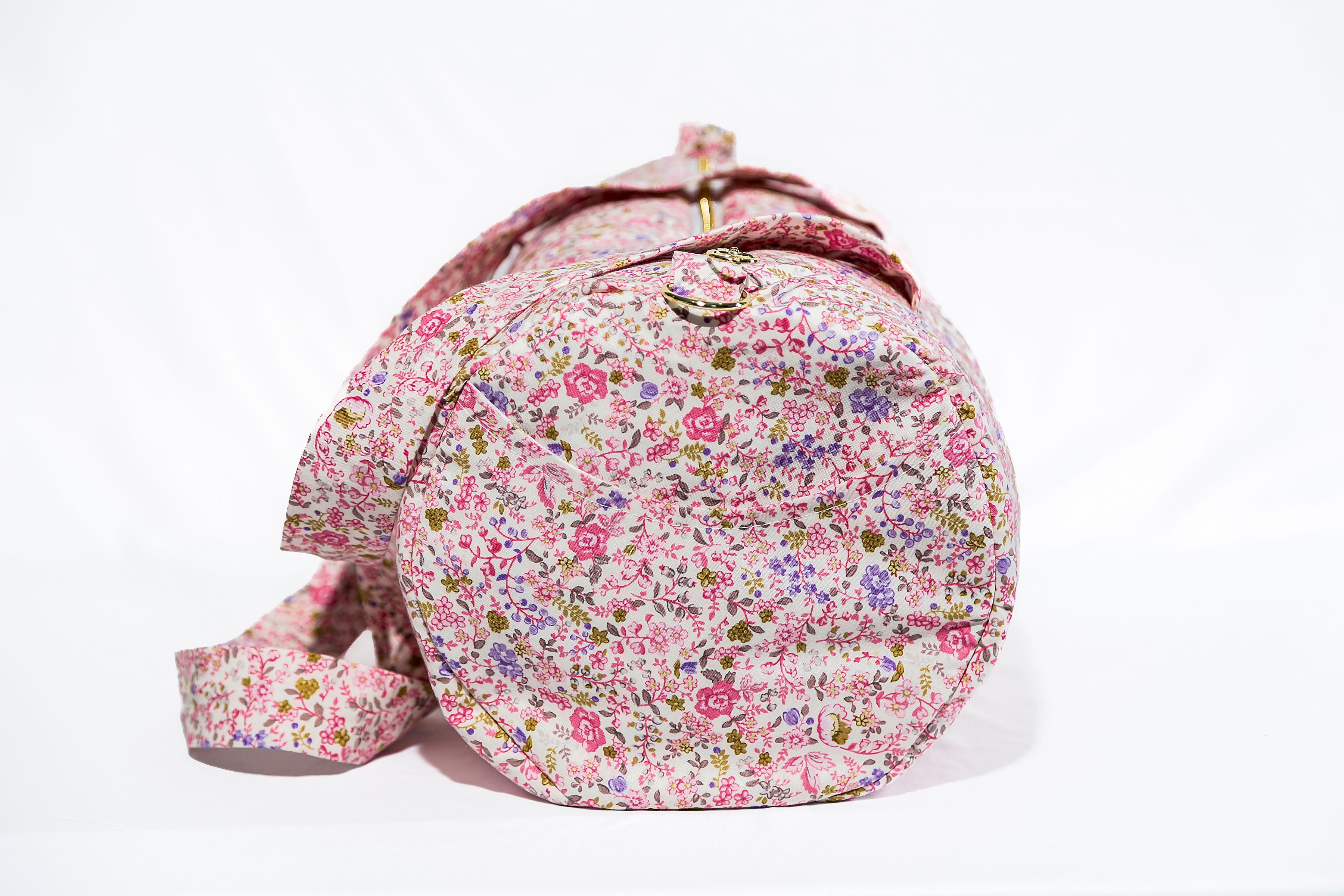 Pink Floral Duffle Bag