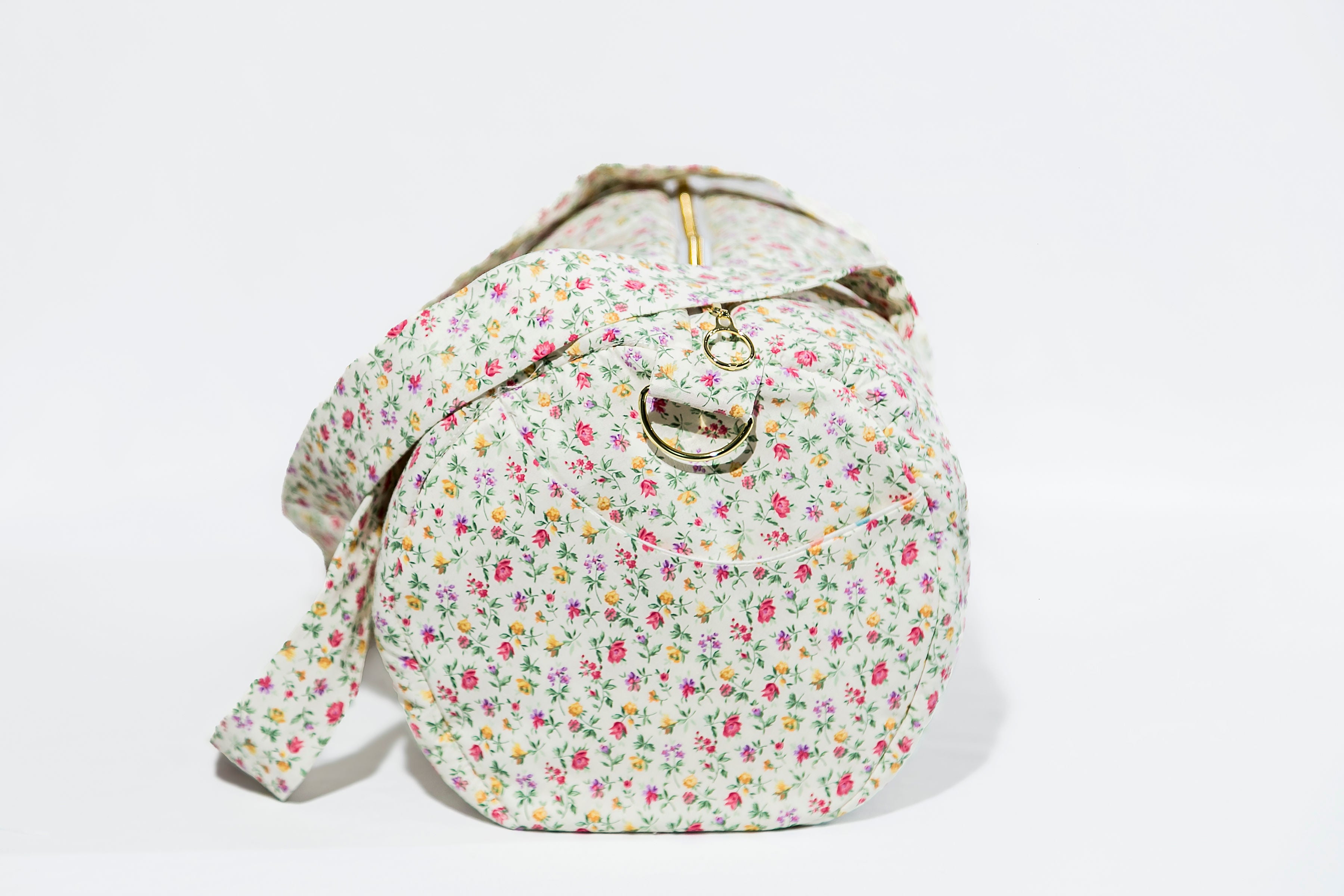 Vintage Floral Duffle Bag