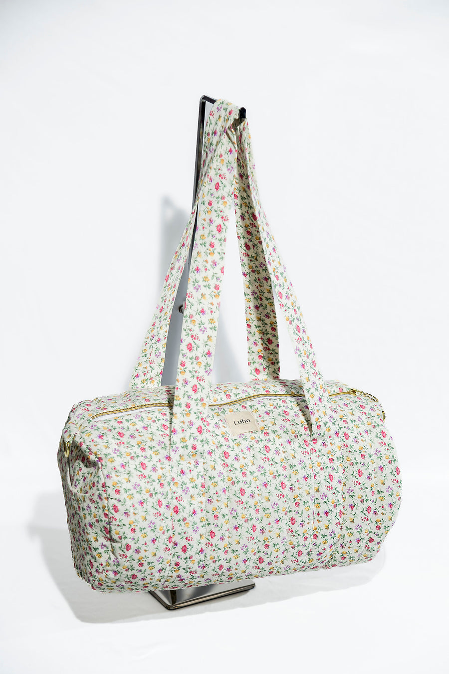 Vintage Floral Duffle Bag