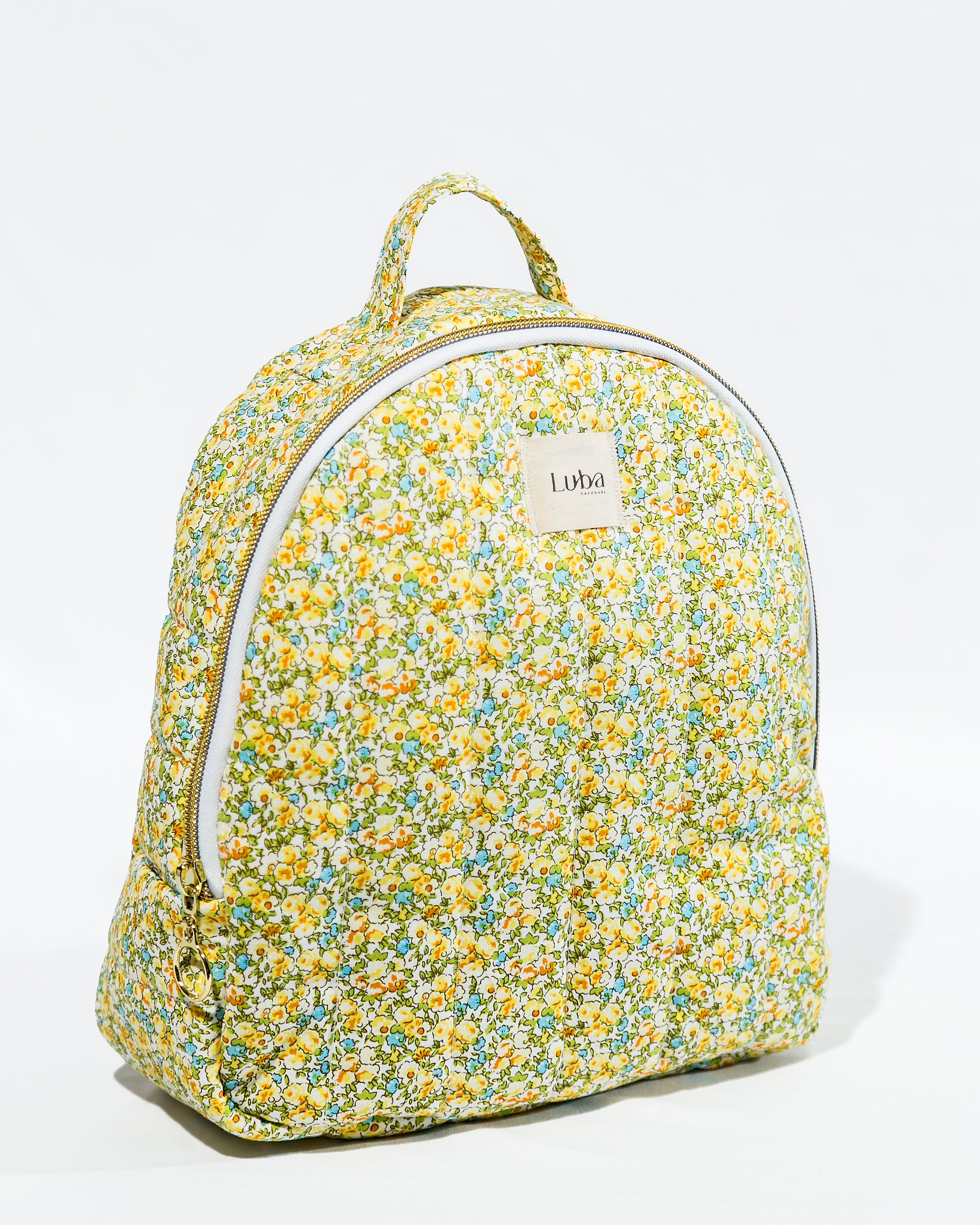 Yellow Floral Mini Backpack