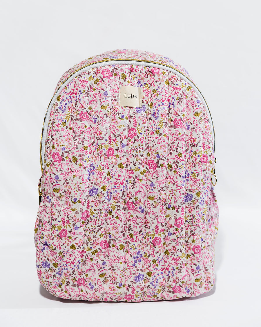 Pink Floral Backpack