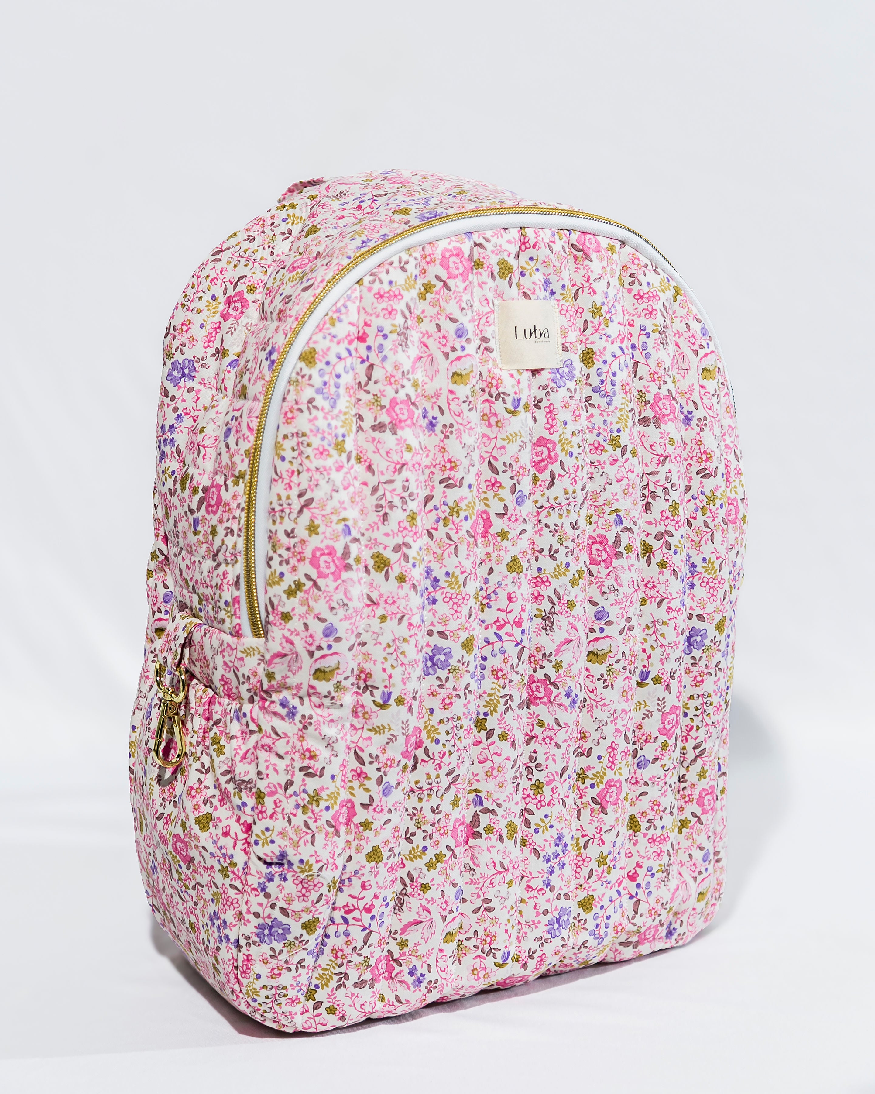 Pink Floral Backpack