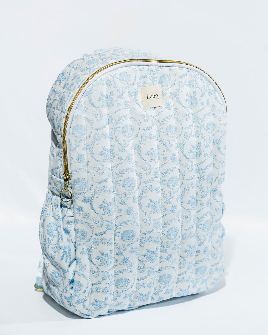 Blue Chinoiserie Backpack