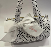 Astell Red Liberty fabric Duffle Bag