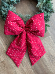 Red & White Mini Polka Dot
