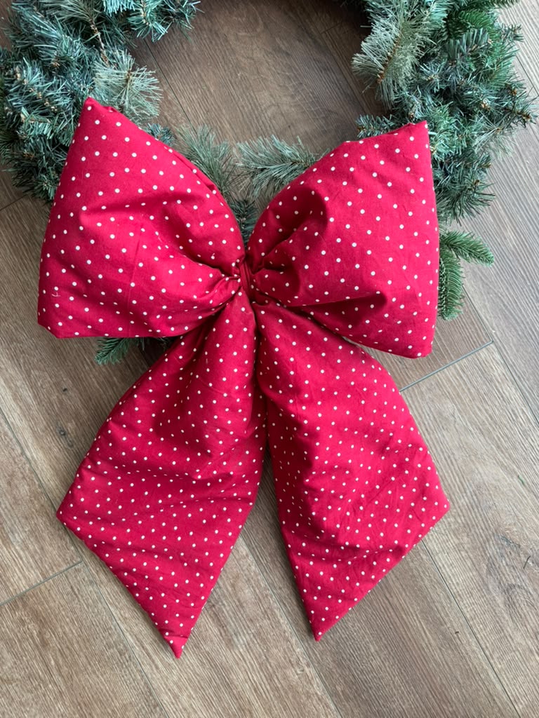 Red & White Mini Polka Dot
