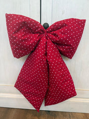 Red & White Mini Polka Dot