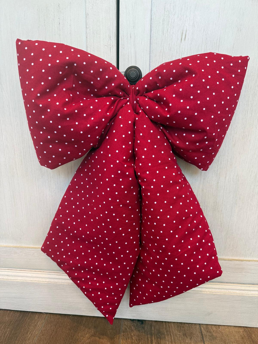 Red & White Mini Polka Dot