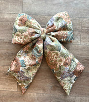 Tapestry Christmas Bow #1