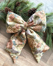 Tapestry Christmas Bow #1