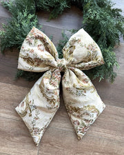 Tapestry Christmas Bow #2