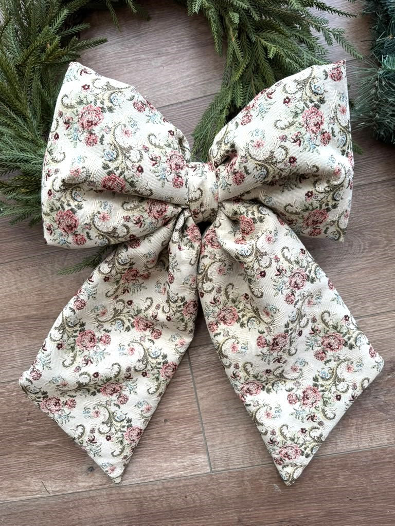 Tapestry Christmas Bow #3