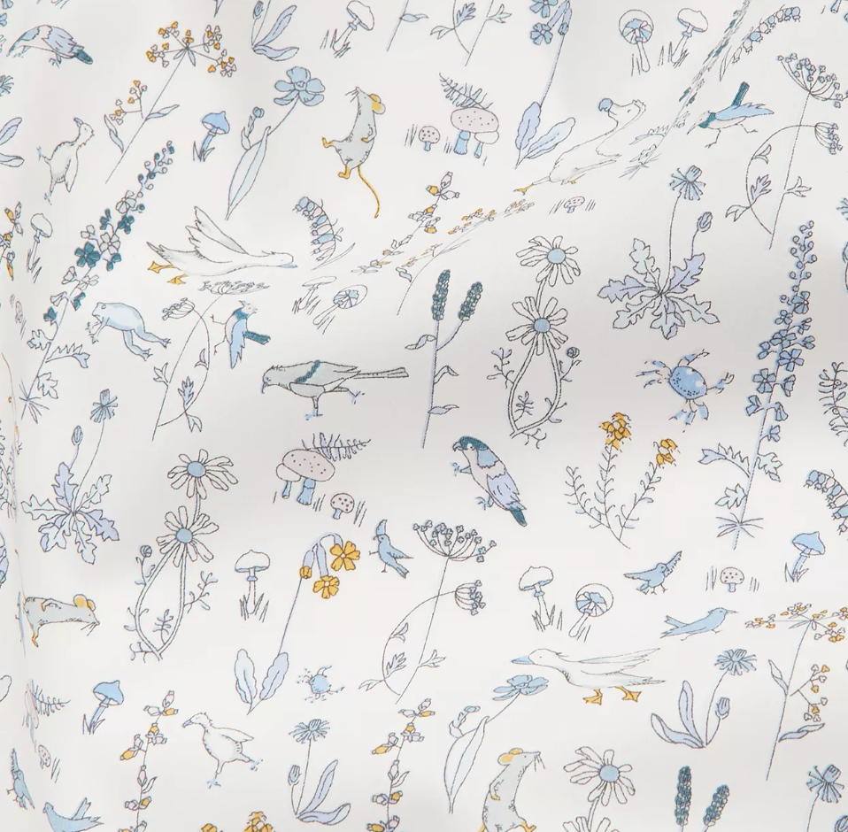 Theo Liberty fabric Weekend & Diaper Bag