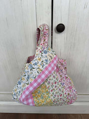 Gemma Meadow Liberty fabric Knot Lunch Bag