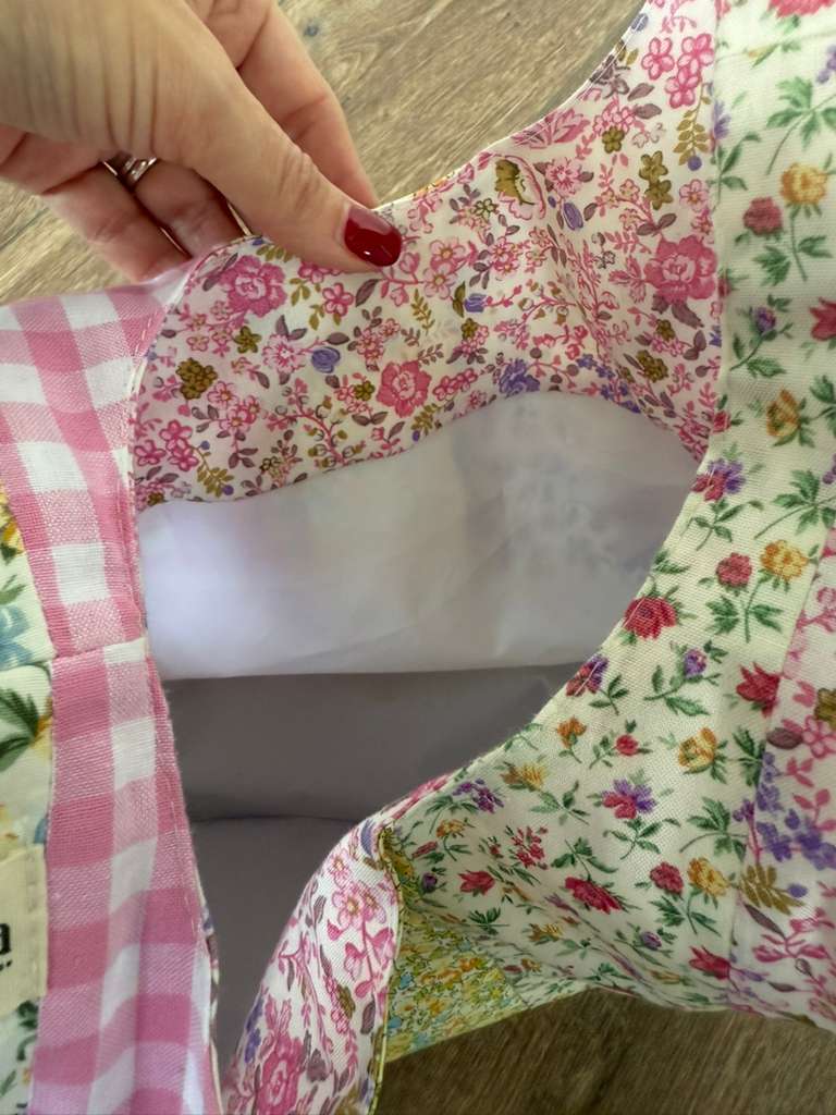 Patchwork Knot Lunch Bag