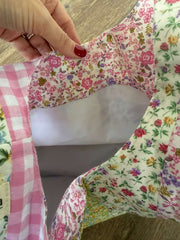 Gemma Meadow Liberty fabric Knot Lunch Bag