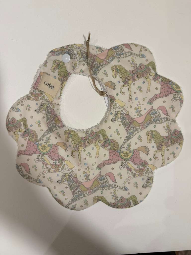 My Little Pace Pink Tana Lawn Bib