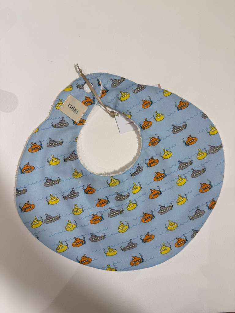 Submarine Liberty fabric Bib