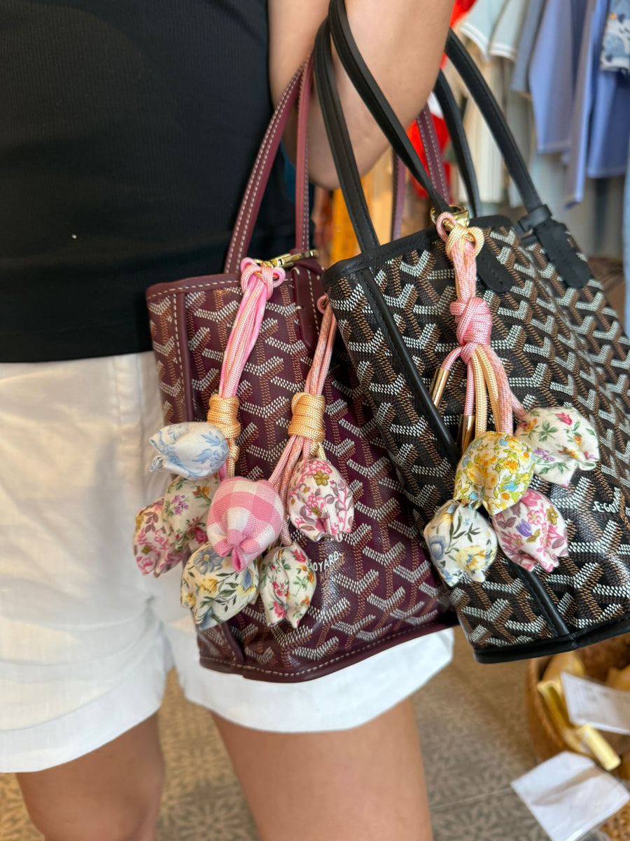 Pink Tulip Bag Charm