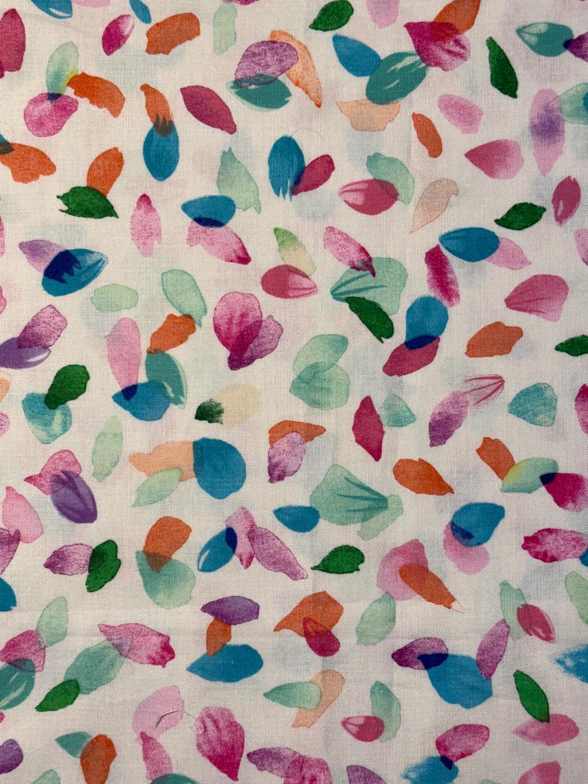 Watercolor Petals Luggage Tag