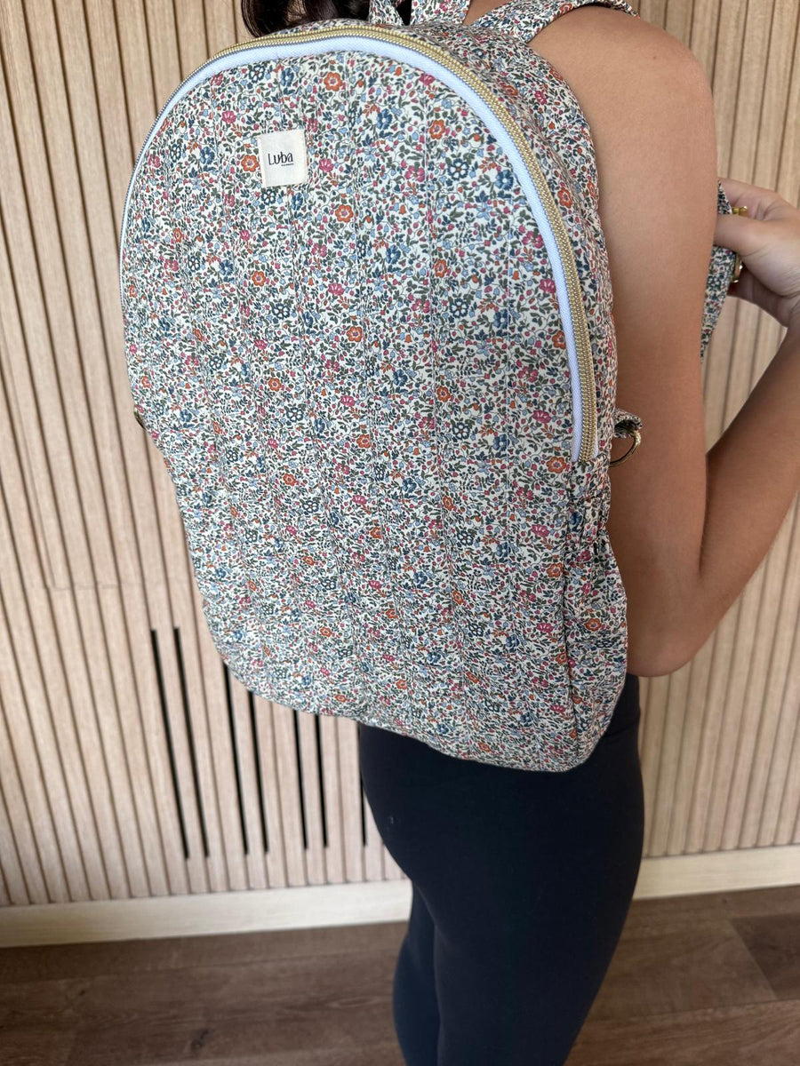 Katie and Millie Liberty fabric Backpack