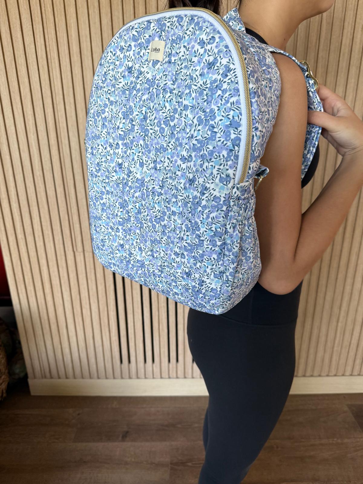 Wiltshire Blue Liberty fabric Backpack