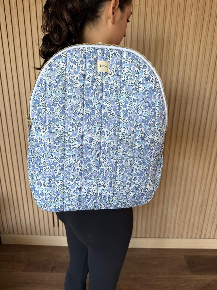 Wiltshire Blue Liberty fabric Backpack