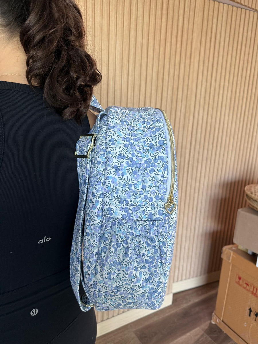 Wiltshire Blue Liberty fabric Backpack