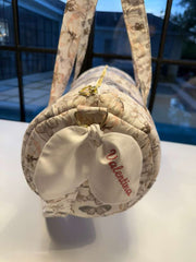 Pink & Brown Butterflies Duffle Bag
