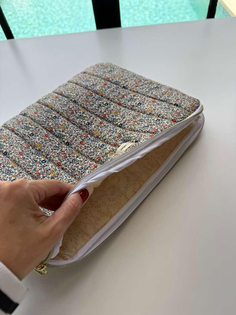 Katie and Millie Liberty fabric Laptop Case