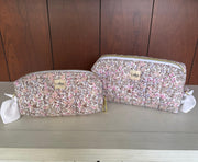 Wiltshire Green Liberty fabric Toiletry Bag