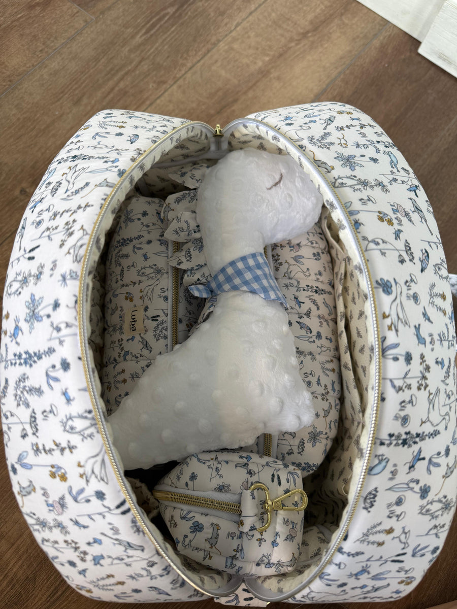 Theo Liberty fabric Weekend & Diaper Bag