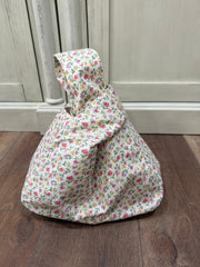 Vintage Floral Knot Lunch Bag