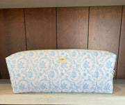Blue Chinoiserie Hair Tool Bag