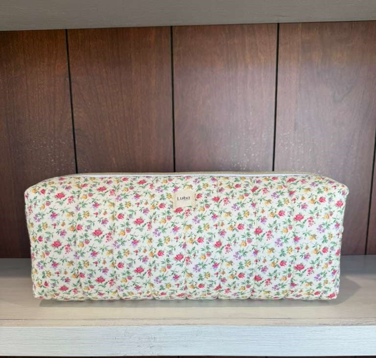 Vintage Floral Hair Tool Bag
