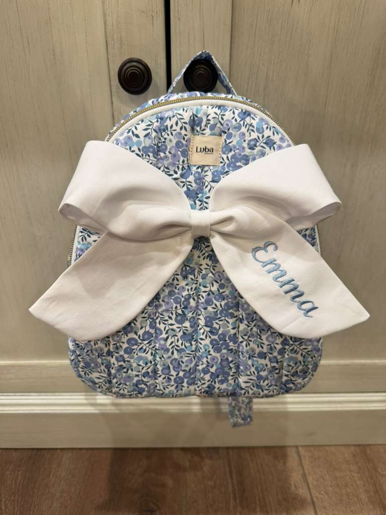 Wiltshire Blue Liberty fabric Mini Backpack