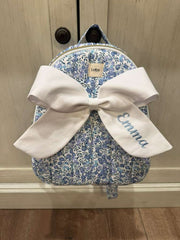 Wiltshire Blue Liberty fabric Mini Backpack