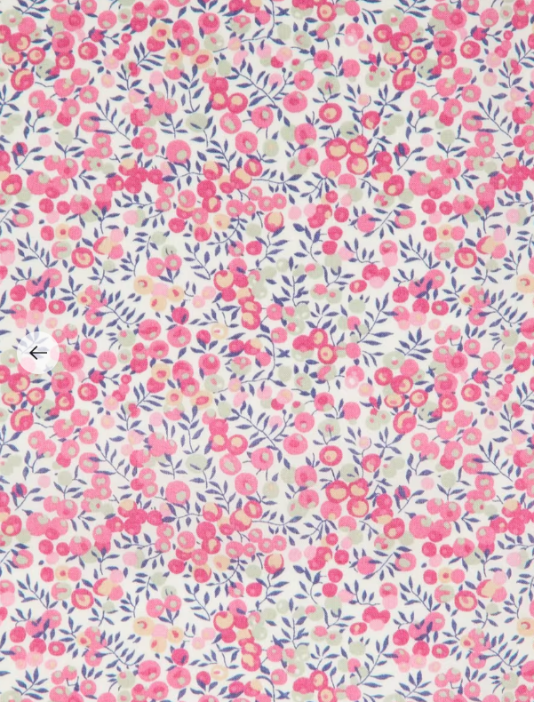 Wiltshire Bud Liberty fabric jewelry pouch