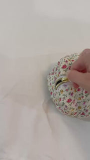 Yellow Floral Hair Tool Bag
