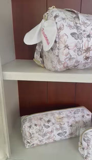 Pink & Brown Butterflies Duffle Bag