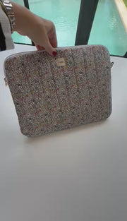 Katie and Millie Liberty fabric Laptop Case