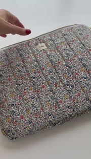 Katie and Millie Liberty fabric Laptop Case