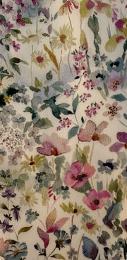 Wild Flowers Liberty fabric jewelry pouch